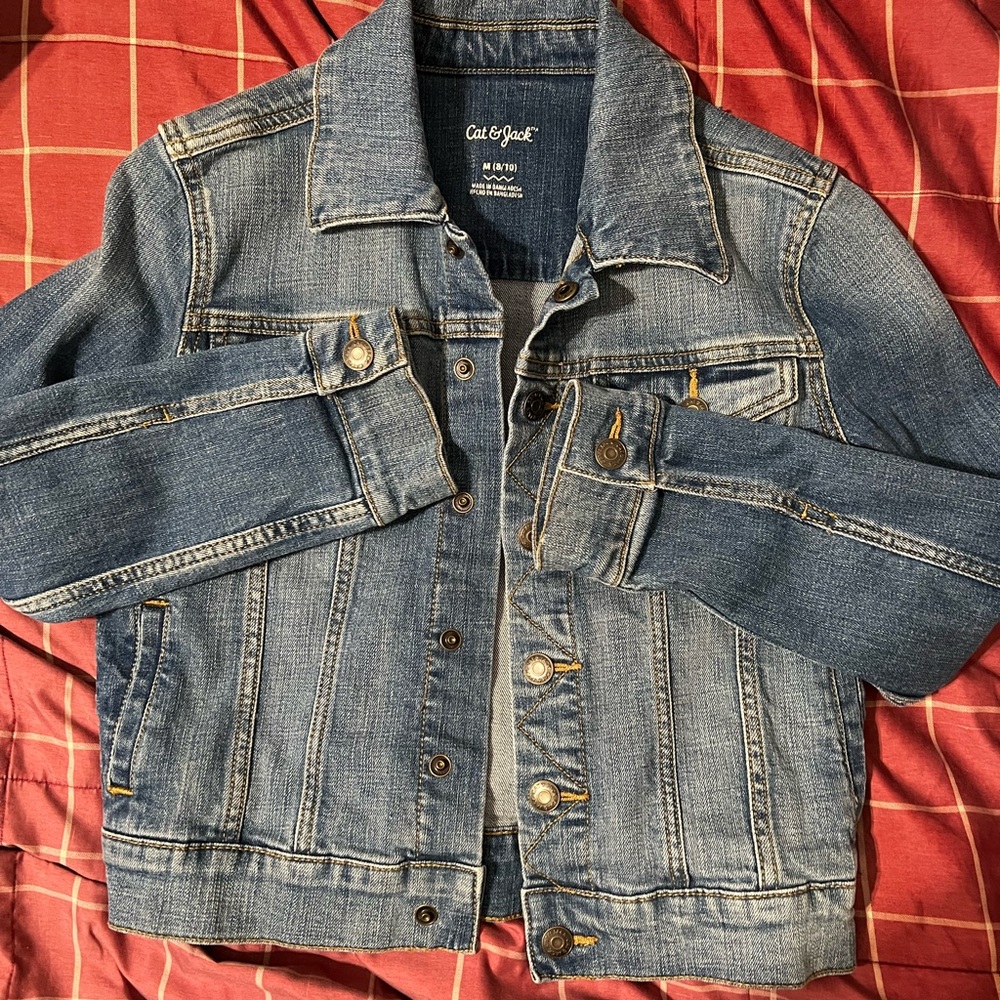 Cat & Jack Denim Jacket Sz M